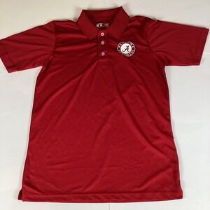 Russell Athletic Mens Alabama Crimson Tide Polo Shirt Men's M Medium Roll Tide